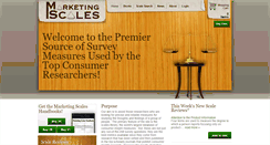 Desktop Screenshot of marketingscales.com